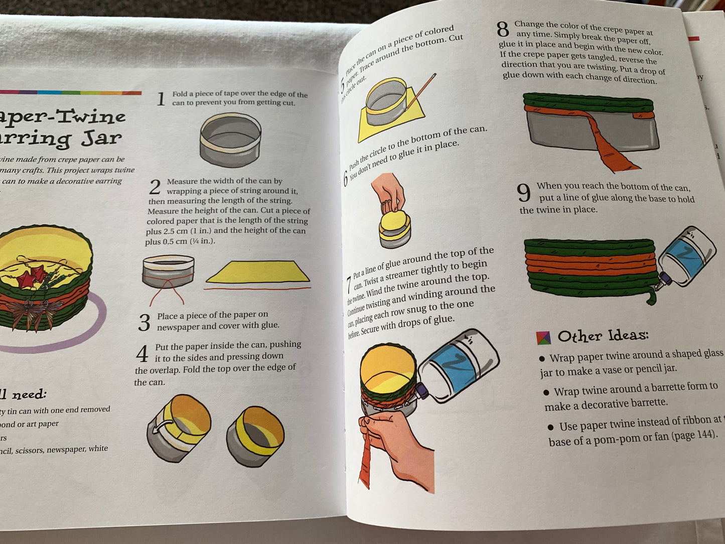 Jumbo Book of Paper Crafts, Amanda Lewis, Weaving, Folding, Gluing, Kids