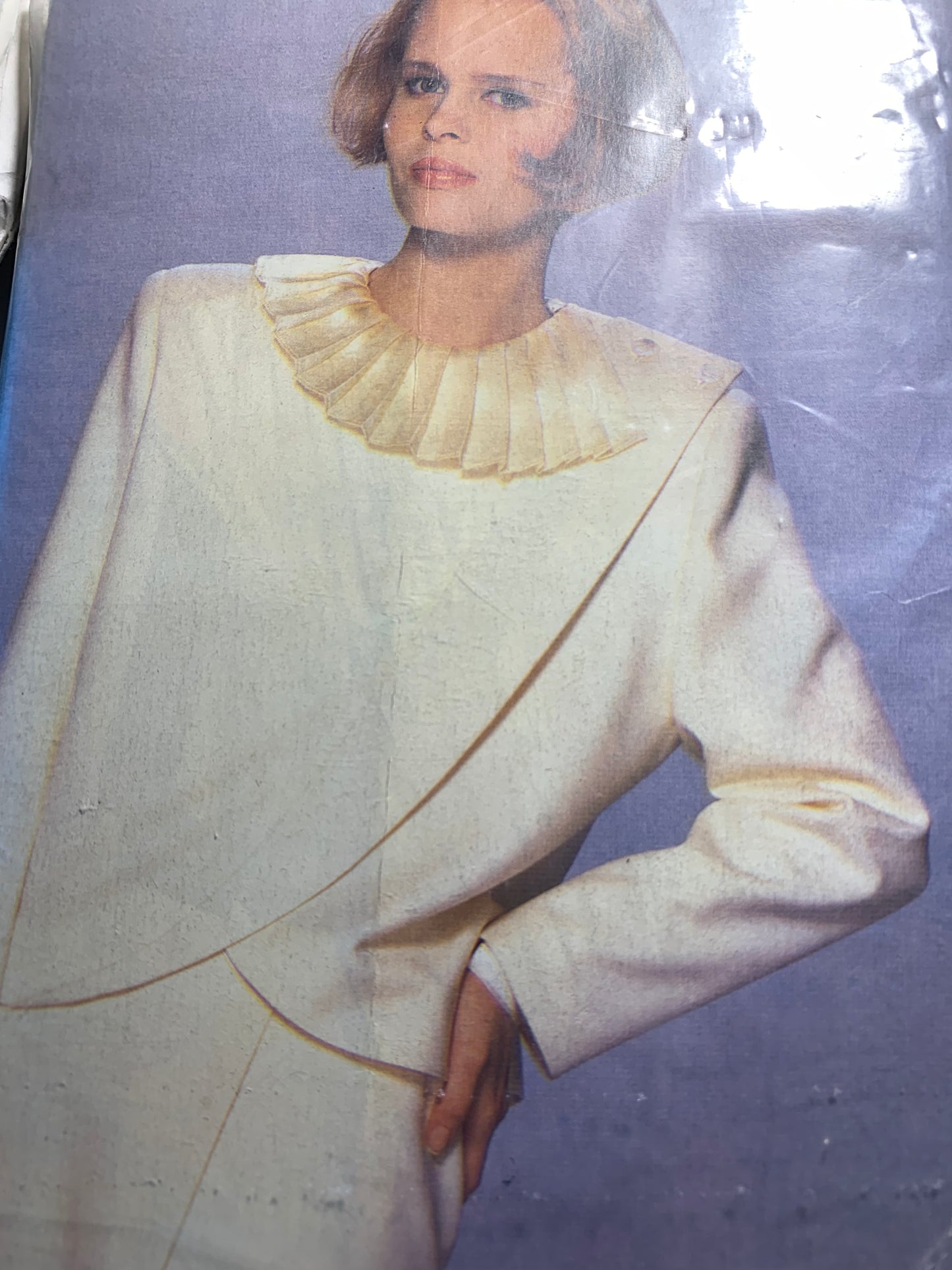 Burda Sewing Pattern 6426 Misses' Skirt, Top, Jacket, Wrap Front, Two Variations, Long Sleeves, Size 38-46, Uncut, Vintage 1995