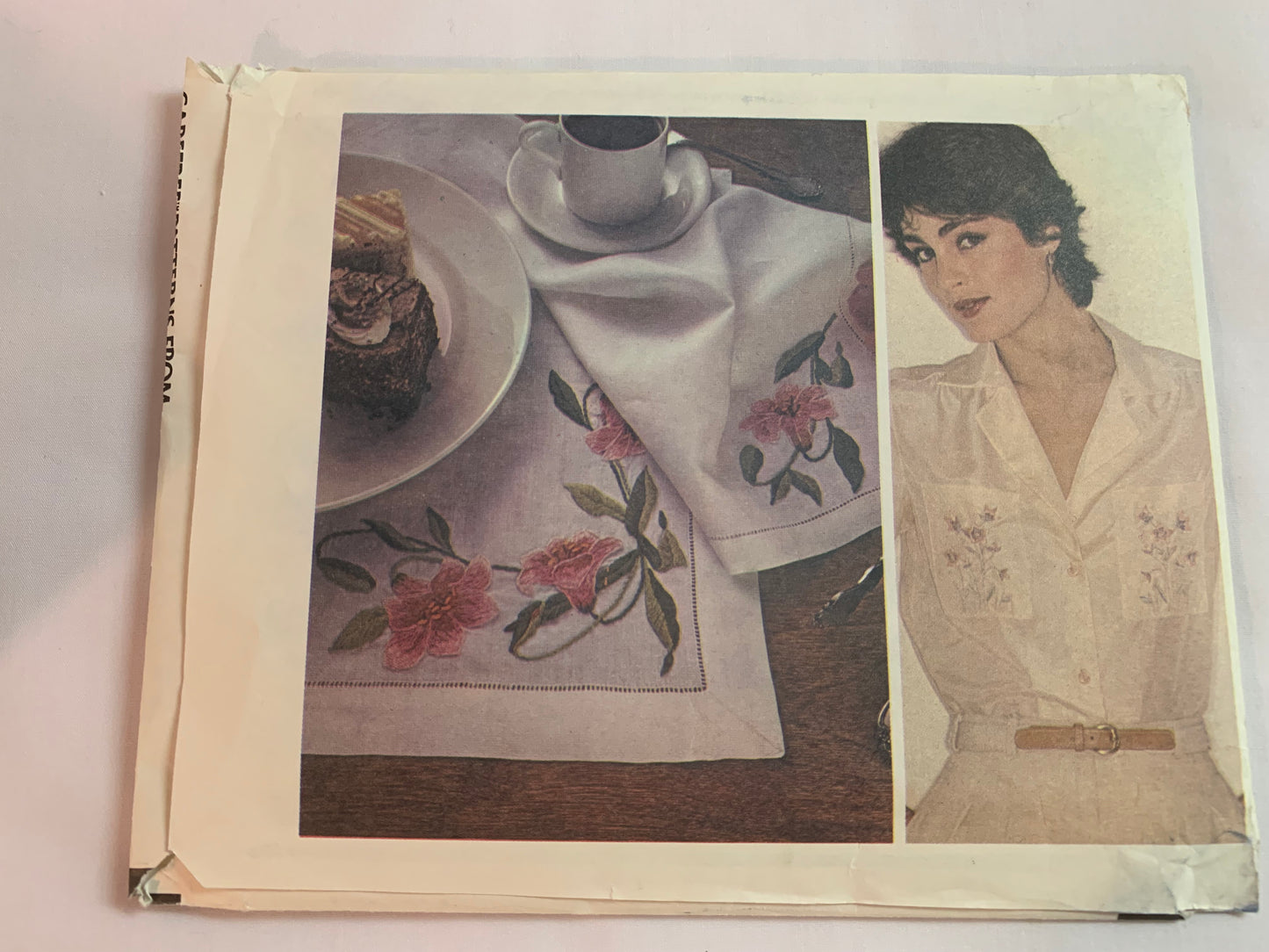 McCall's Sewing Pattern 6546 Transfers Embroidery Craft, 29 Motifs, Flowers, Borders, Uncut, Vintage 1978