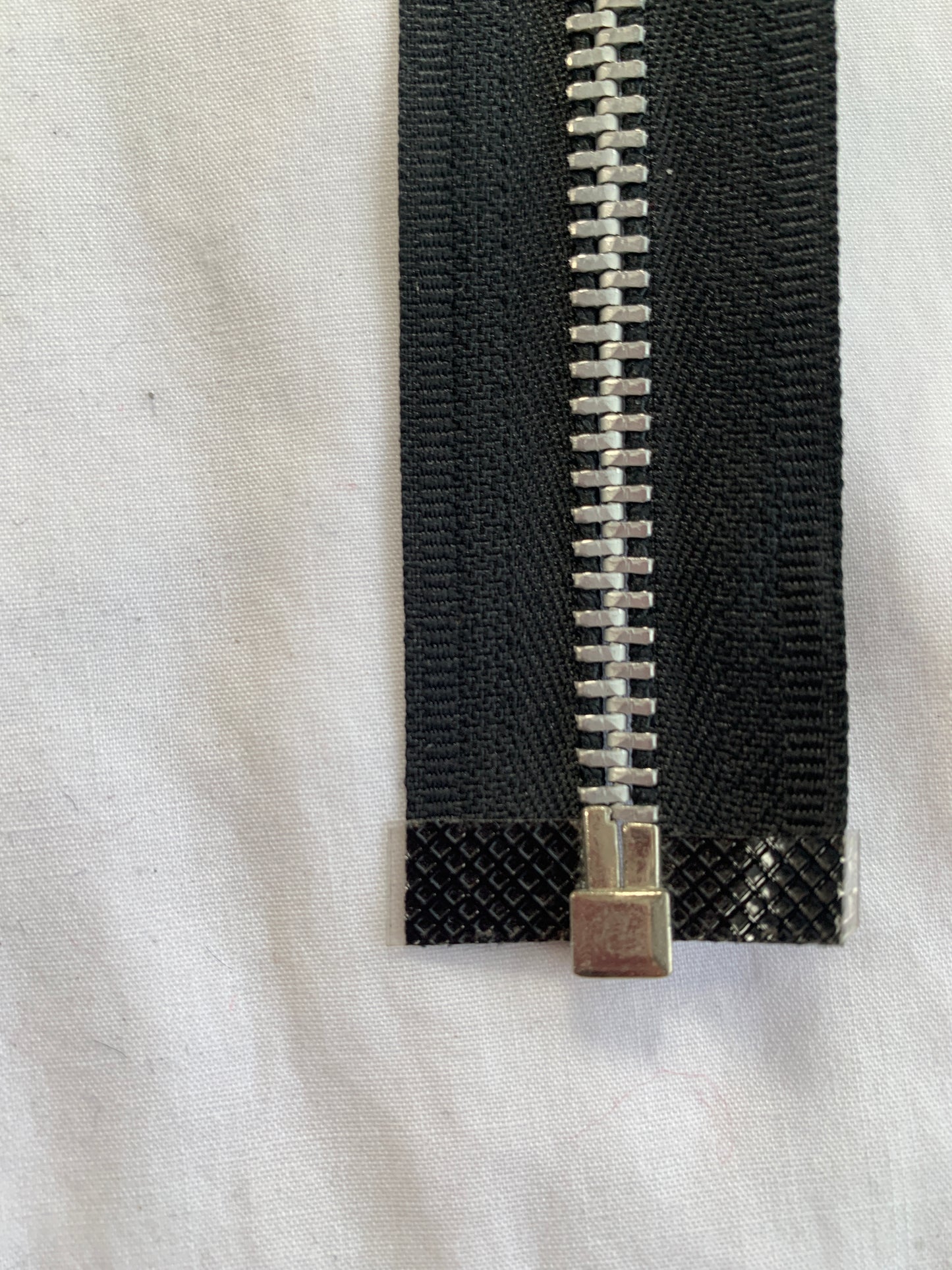 Metal Zipper, Separating, 16 Inch, Black Color, New