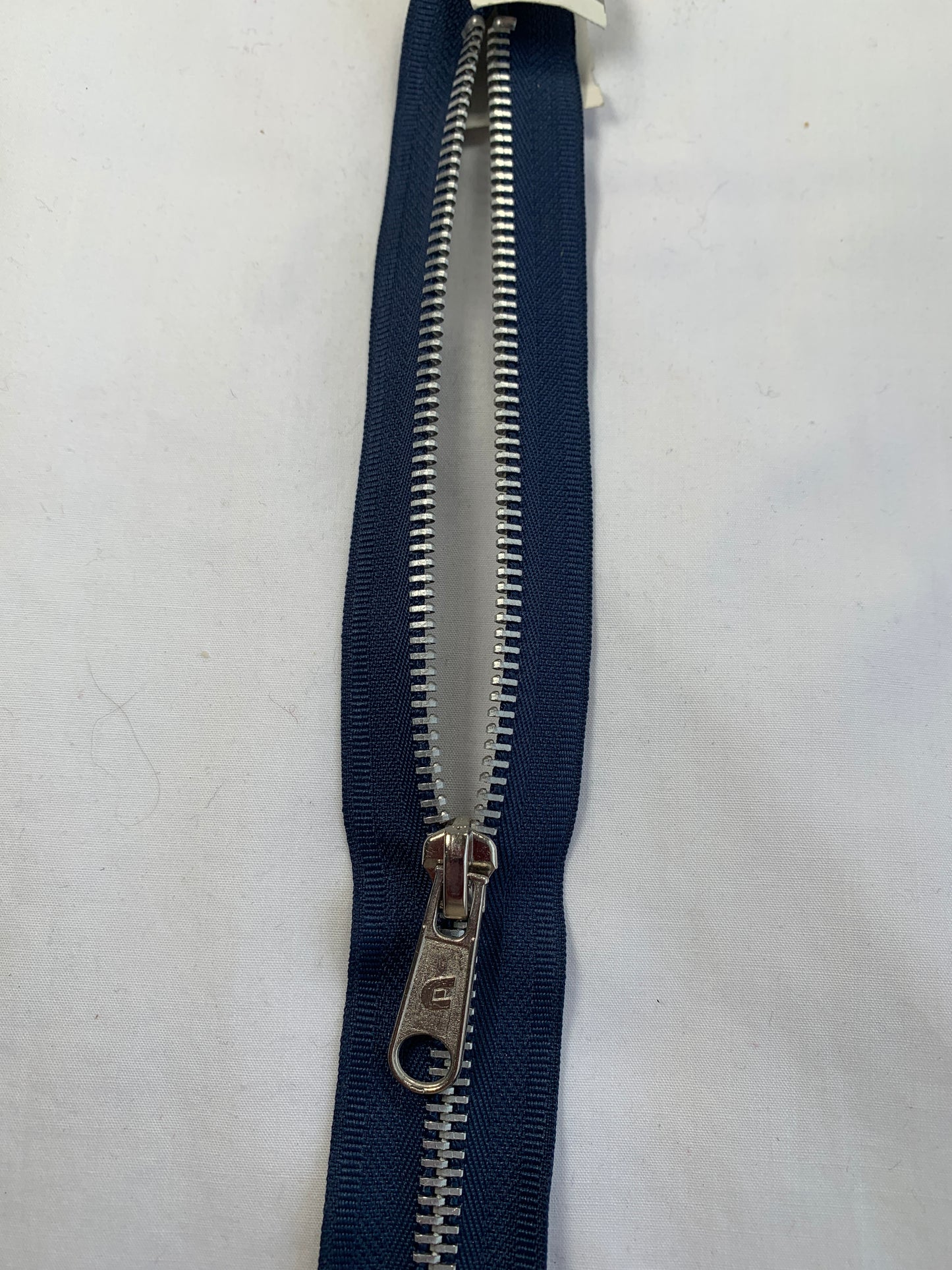 Metal Zipper, Separating, 22 Inch, Navy Blue Color, New