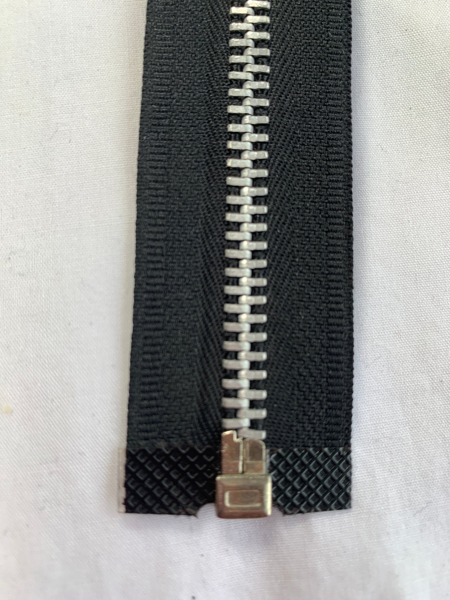 Metal Zipper, Separating, 14 Inch, Black Color, New