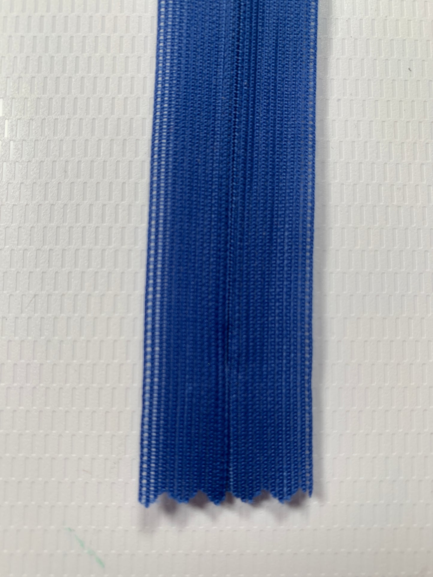 8 Inch Invisible Non-Separating, Royal Blue, Plastic Zipper