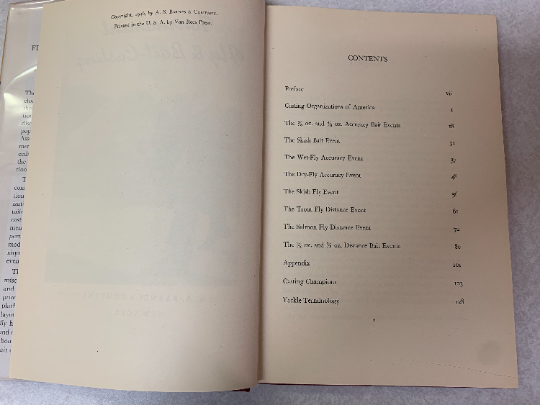 Tournament Fly & Bat Casting, Fishing Flies, Barbless Hooks, Knots, Instruction Book, Tools, Materials, Hobby, Craft, Fisherman, Hooks, 1946
