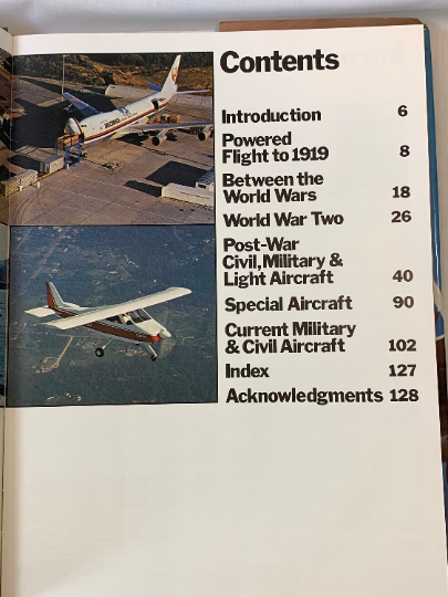 The Pictorial History of Aircraft In Full Colour, David Mondey, Post War, Civil, Military, Light Aircraft