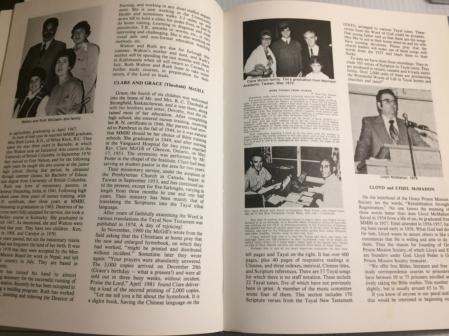 Links of gold 1932-1982 History Book, Remembrances, Family, Stories, Moose Jaw Saskatchewan, Pambrun, Miller Memorial Bible Institute, 1981