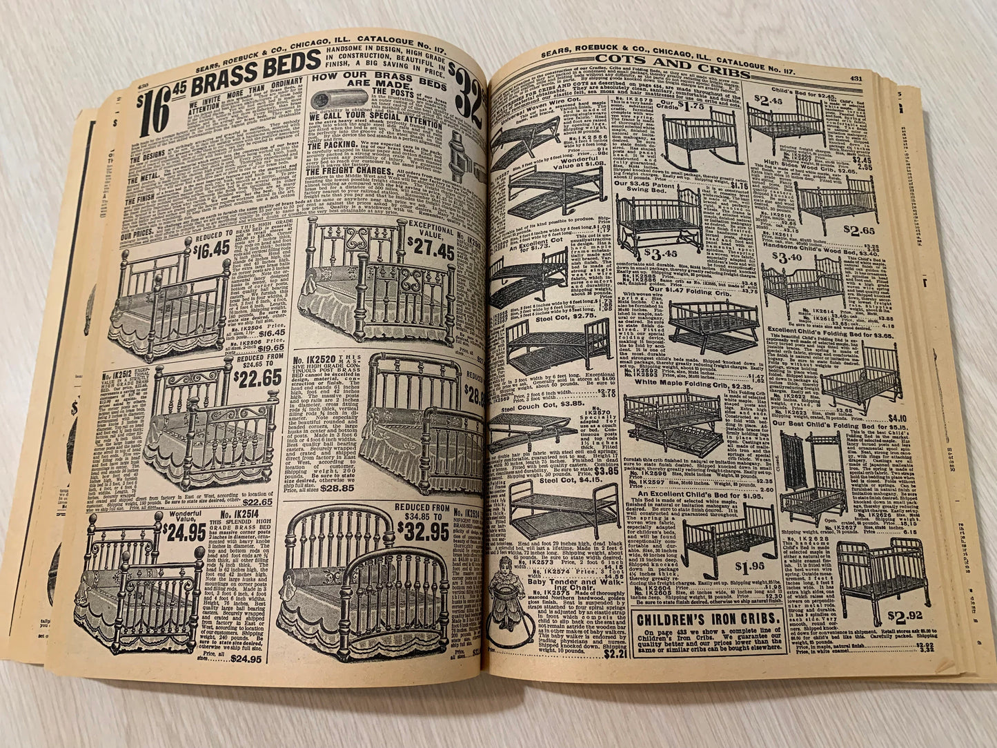 1908 Sears, Roebuck Catalogue, Replica Archives of History, Clothes, Electronics, Toys, Sports, Office, Household, Linens, Furniture, Gifts