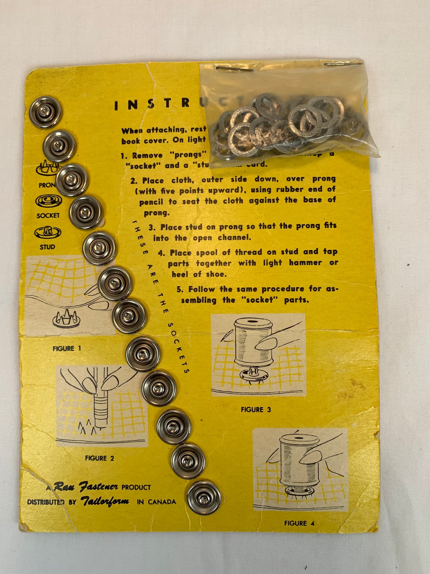 Snap Fasteners 4 Various Sizes Old New Stock, Sew On, Klikit, Dritz, Newey