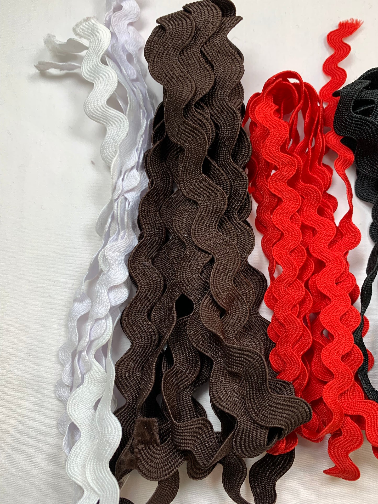 White, Brown, Red, Black, Light Blue, Multi-Colored, Rick Rack, Scrapbooking, Doll Clothes, Junk Journals, Crafts, Hobbies, Photos. Card-Making, Baby Clothes
