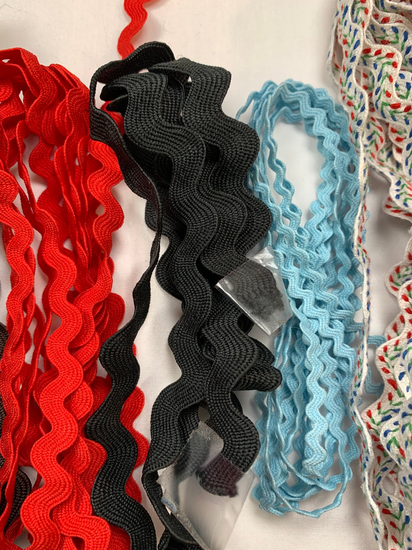 White, Brown, Red, Black, Light Blue, Multi-Colored, Rick Rack, Scrapbooking, Doll Clothes, Junk Journals, Crafts, Hobbies, Photos. Card-Making, Baby Clothes
