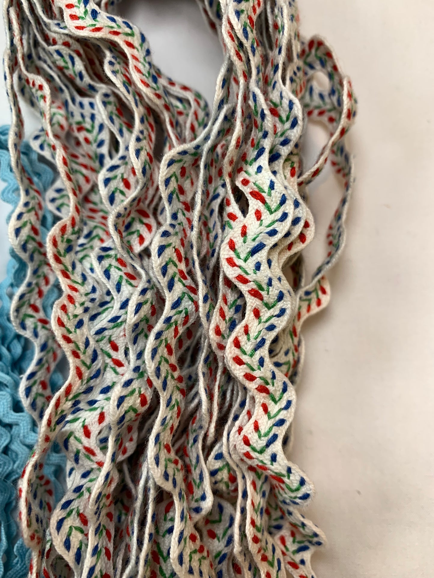 White, Brown, Red, Black, Light Blue, Multi-Colored, Rick Rack, Crafts, Hobbies, Photos. Card-Making