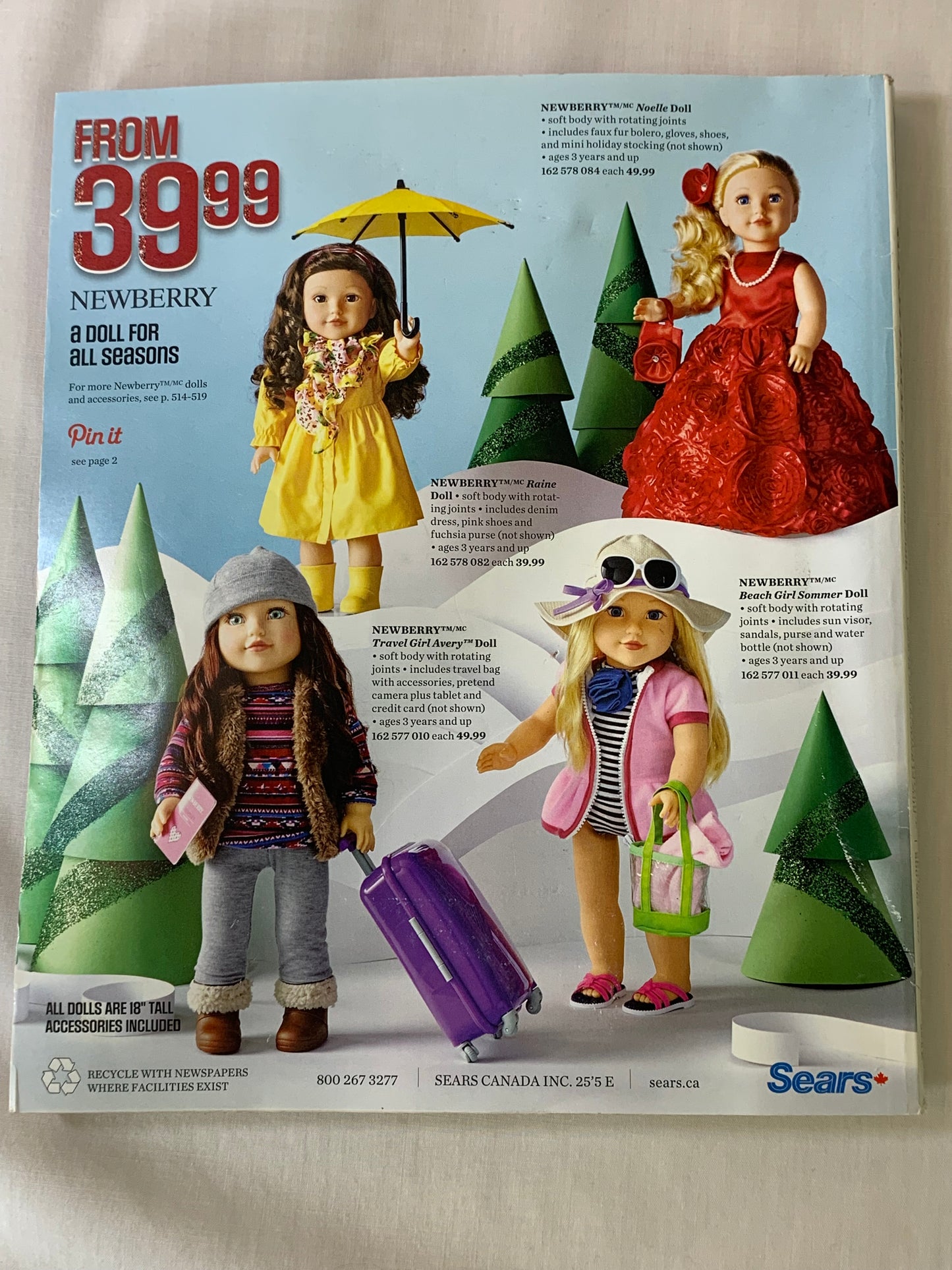 Sears Christmas 2015 Wish Book Catalogue, Special Edition, 2016