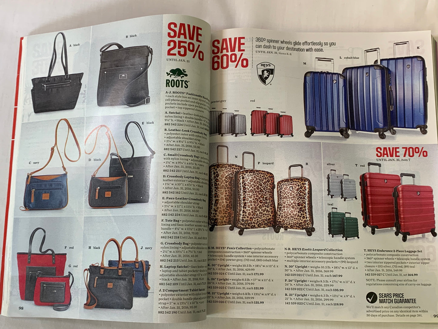 Sears Christmas 2015 Wish Book Catalogue, Special Edition, 2016