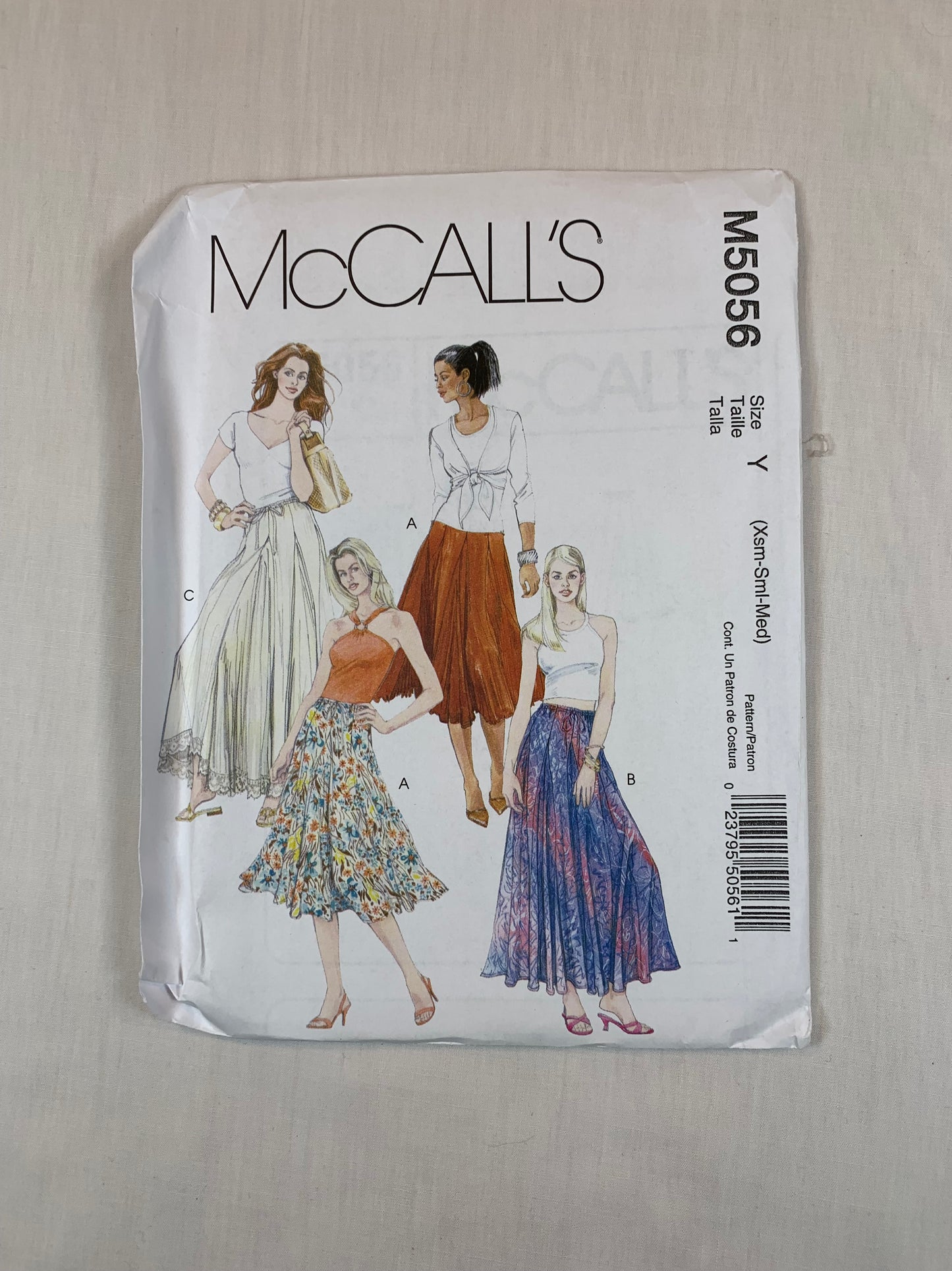 MCall's M5056 Misses' Skirts, Size 4-14, Uncut, 2006