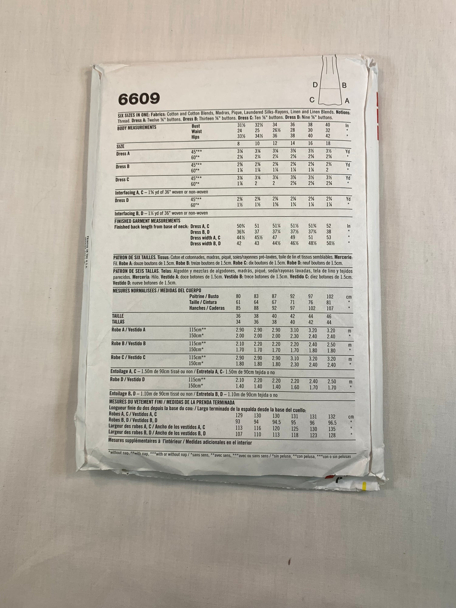 Simplicity New Look 6609 Misses' Dress, Size 8-18, Uncut