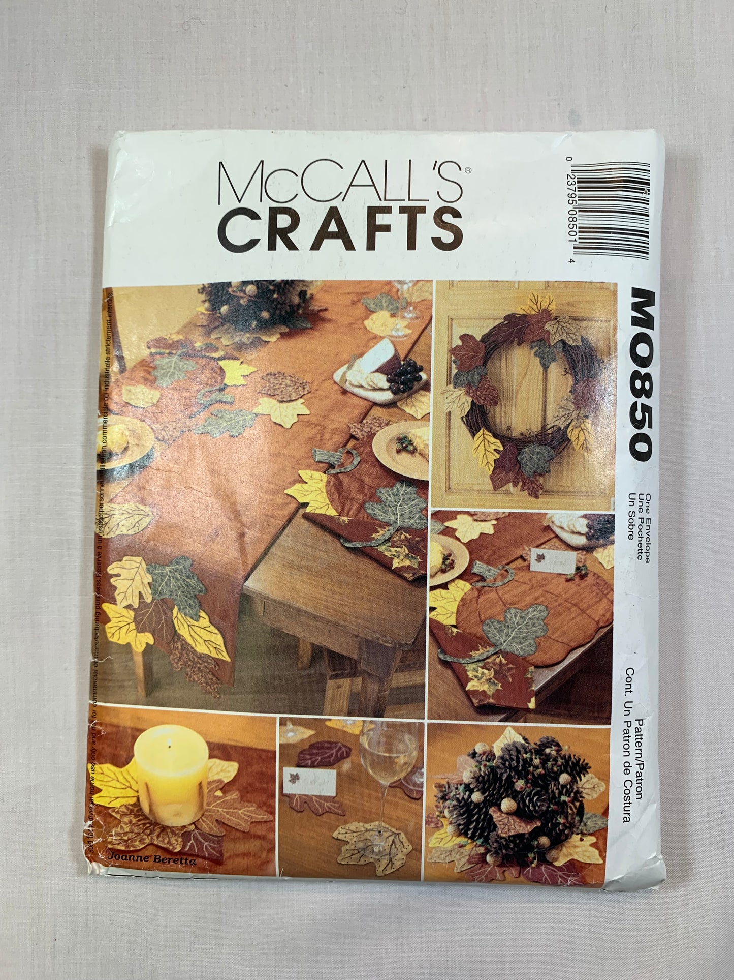 McCall's M0850 Home Decor Dining Essentials, Uncut, 2002