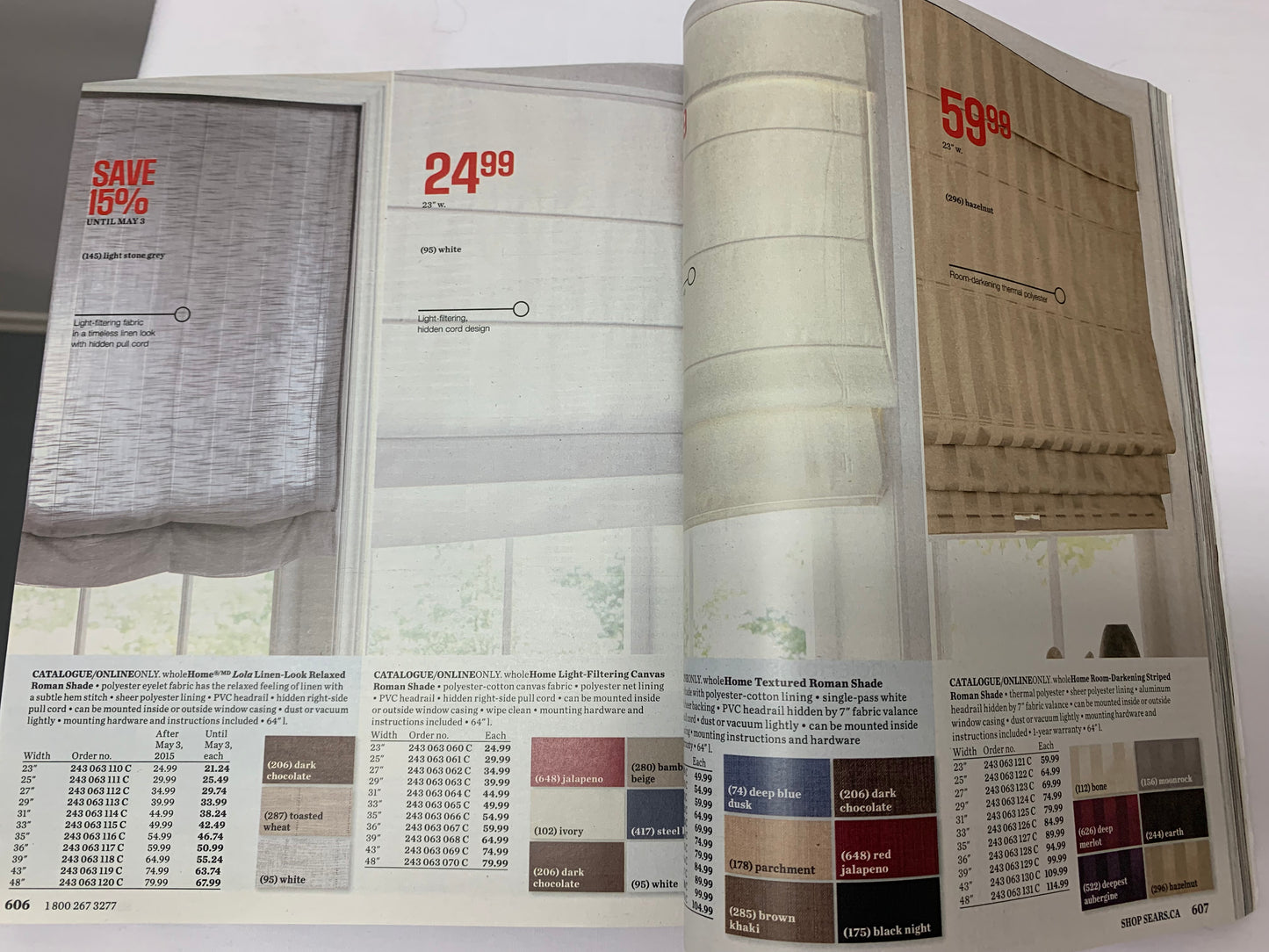 2015 Sears Order Catalogue Paint It Spring, Sears Canada Inc,. 751 Pages