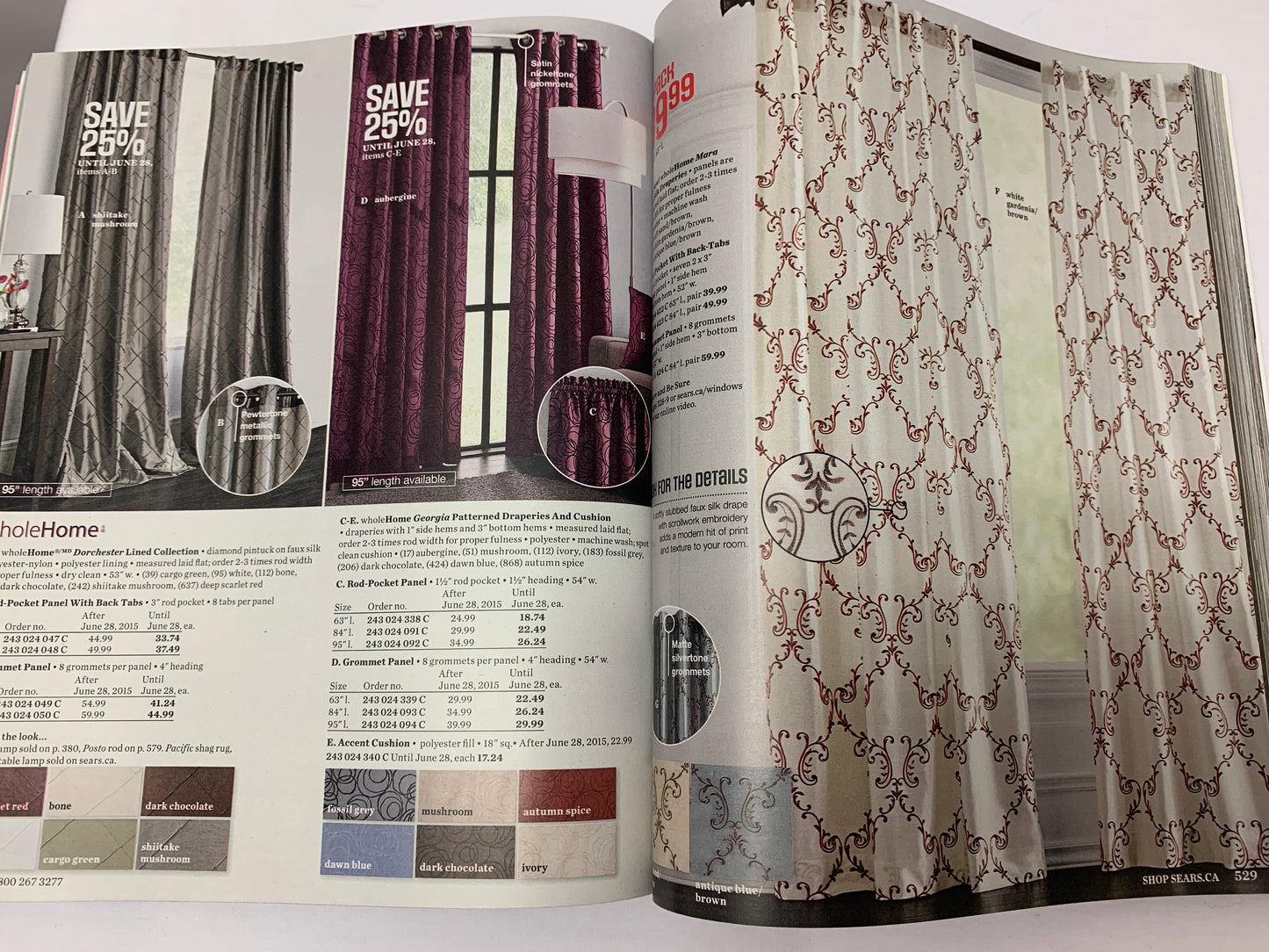 2015 Sears Order Catalogue Paint It Spring, Sears Canada Inc,. 751 Pages