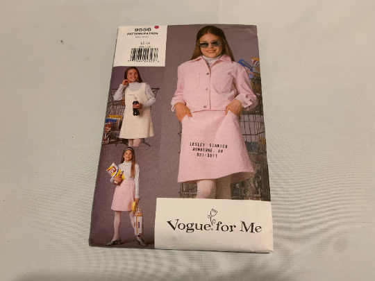 Vogue Sewing Pattern 7662 Jacket, Skirt and Pants Size 14-16-18 -   Canada