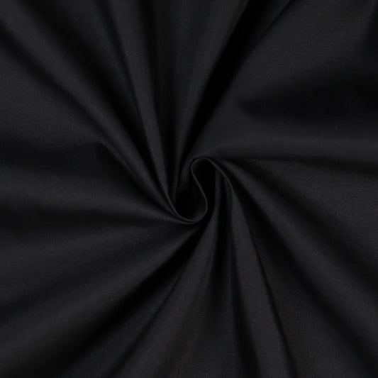 Black Polyester Lightweight Approx 192 x 54 Inches, New/Old Stock 