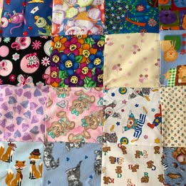 New Baby Floor Mat, Crib Quilt, Blanket, New Flannel Blanket 33 x33 inches