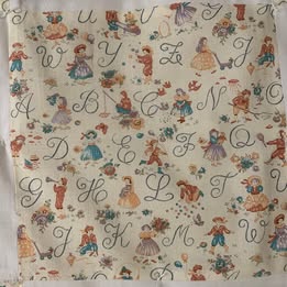 Hand Embroidered Girls' Quilted Blanket, 100% Cotton, Lap Quilt, Various Colors,