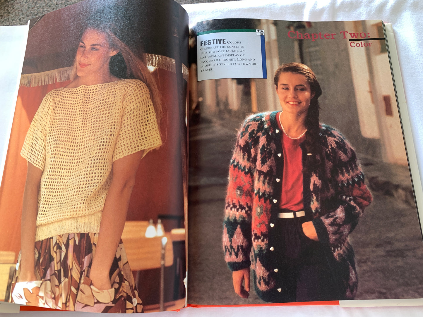 Glorious Crocheted Sweaters, Sixty Sweater Patterns, Nola Theiss, Hard Cover Book