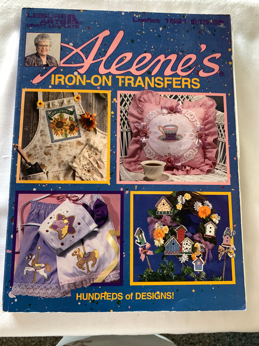 Leisure Arts Aleene's Iron On Transfers, Hundreds of Designs, Different Seasons