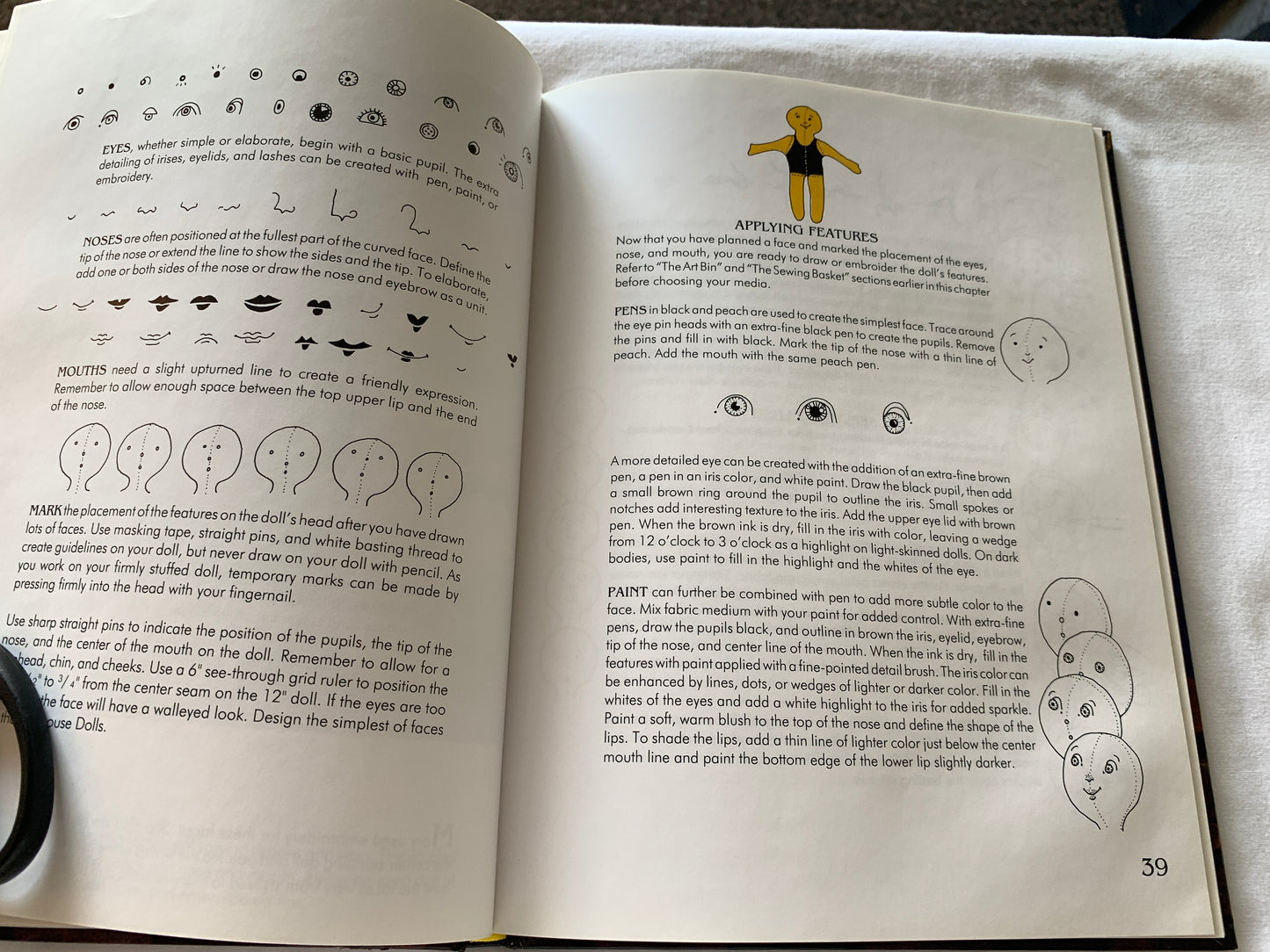 Creating & Crafting Dolls, Eloise Piper & Mary Dilligan, Bodies, Nursery, Teaparty, Materials