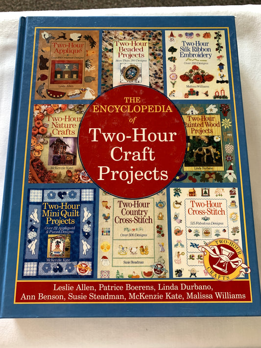 Encyclopedia Of Two-Hour Craft Projects, All Seasons Included, Beads, Wood, Embroidery, Flowers