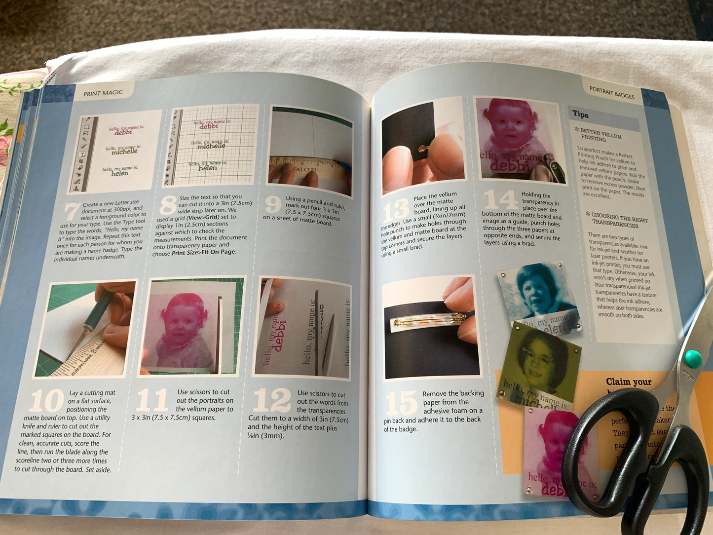 Print Magic Creating Crafts Using Digital Photos and Art, 30 Great Ideas, Helen Bradley