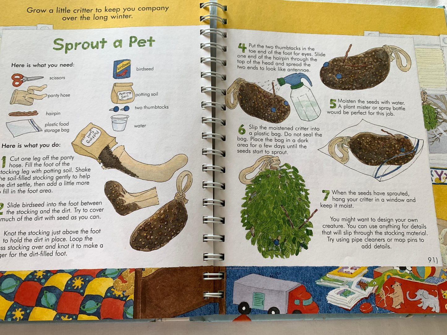 Crafts For All Seasons, Kathy Ross, Craft Book, Instructions