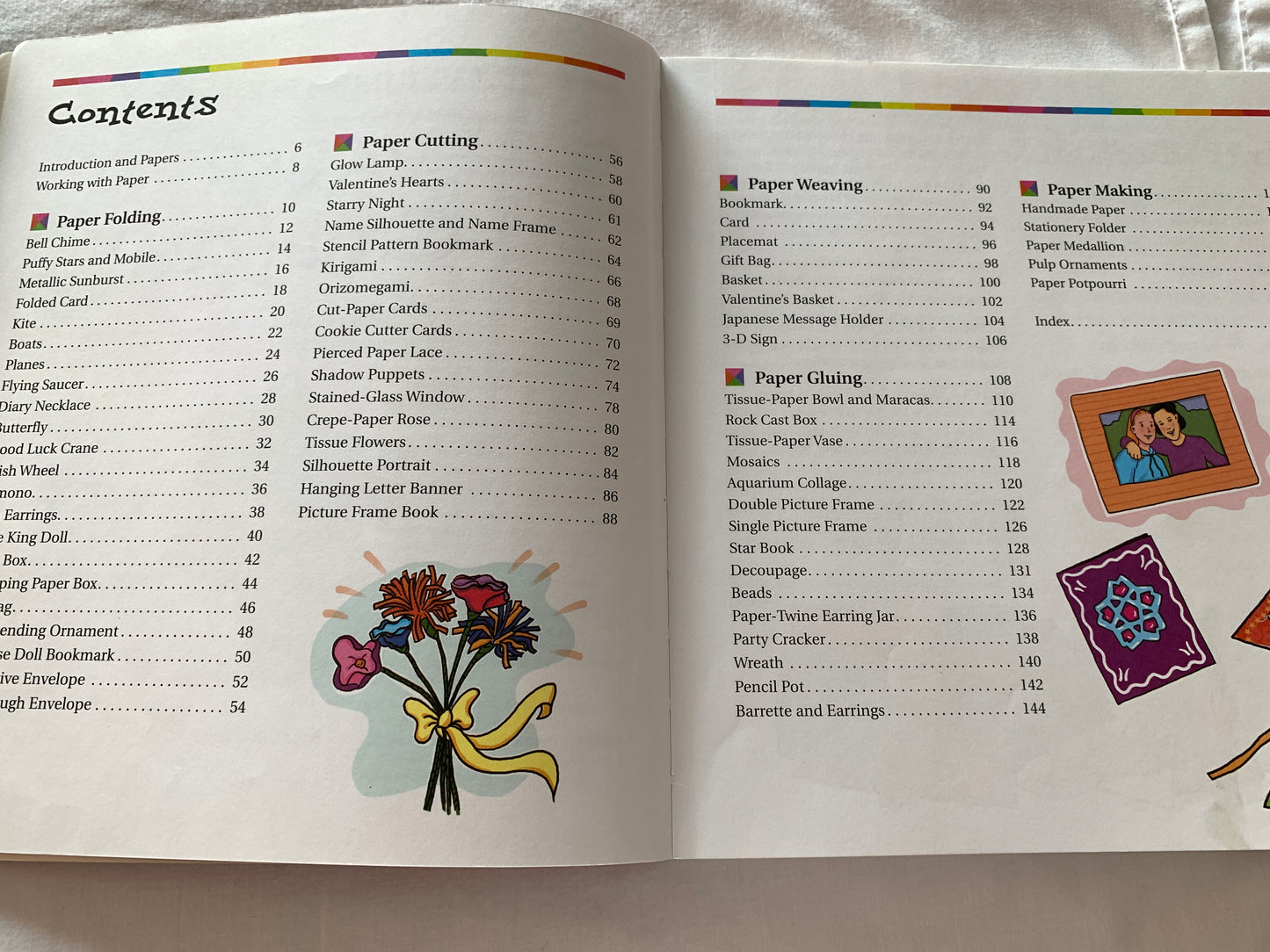 Jumbo Book of Paper Crafts, Amanda Lewis, Weaving, Folding, Gluing, Kids