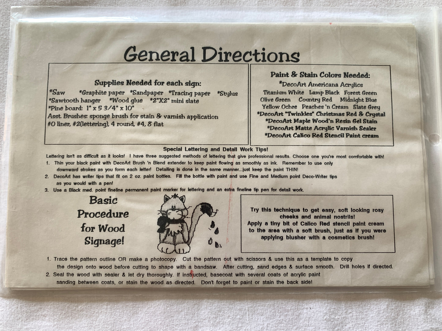 Countdown Calendars, Creative Wood Project, Ann J. Lang, 1995