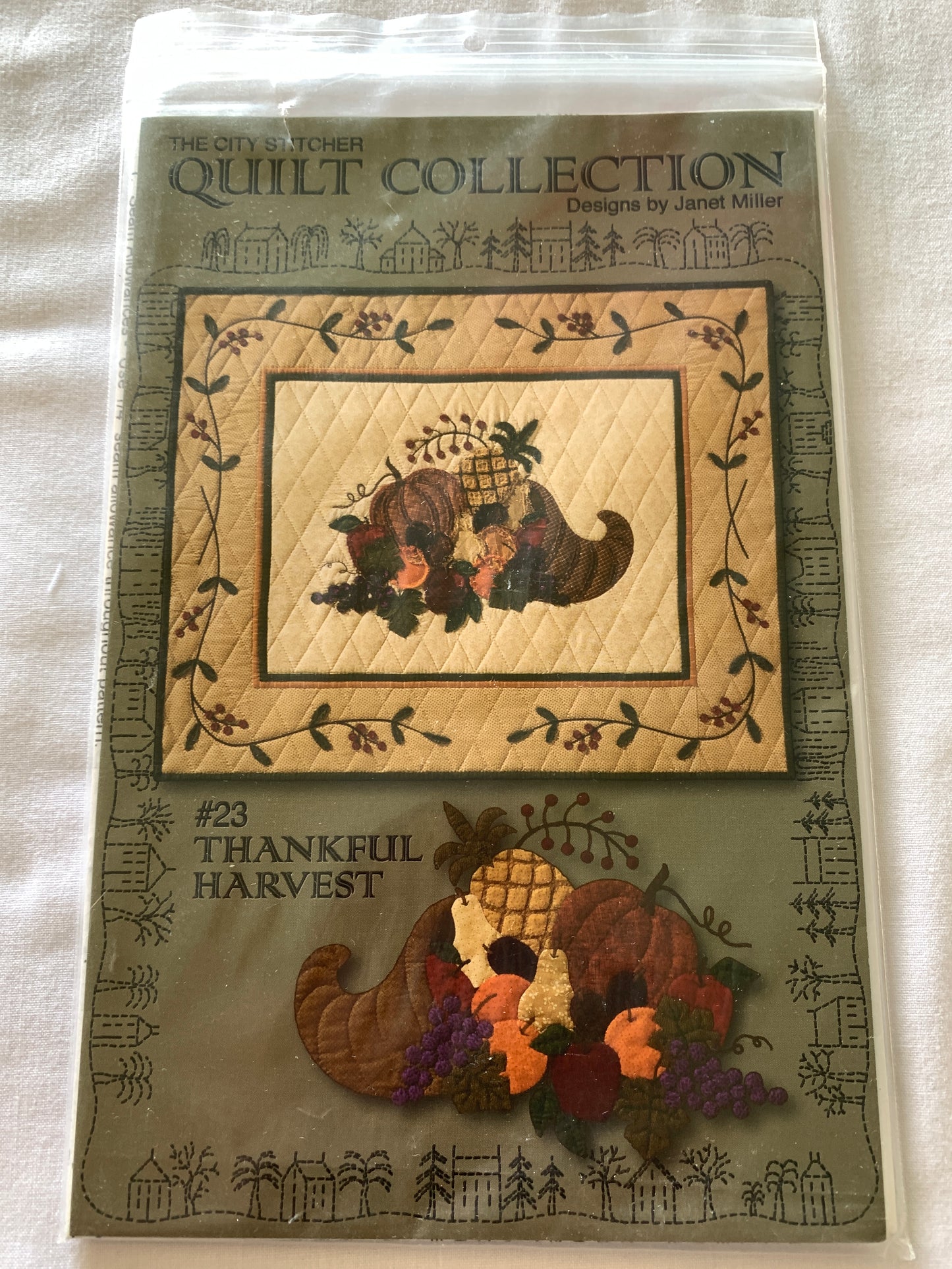 The City Stitcher Quilt Collections, Thankful Harvest, Quilt, 2002