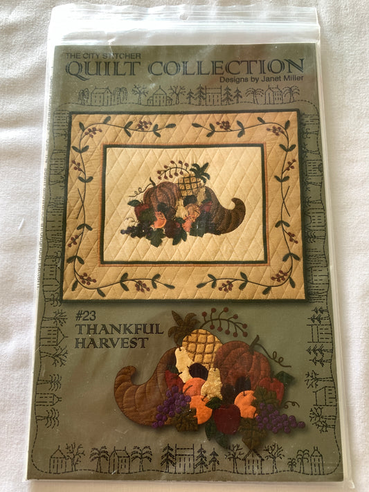 The City Stitcher Quilt Collections, Thankful Harvest, Quilt, 2002
