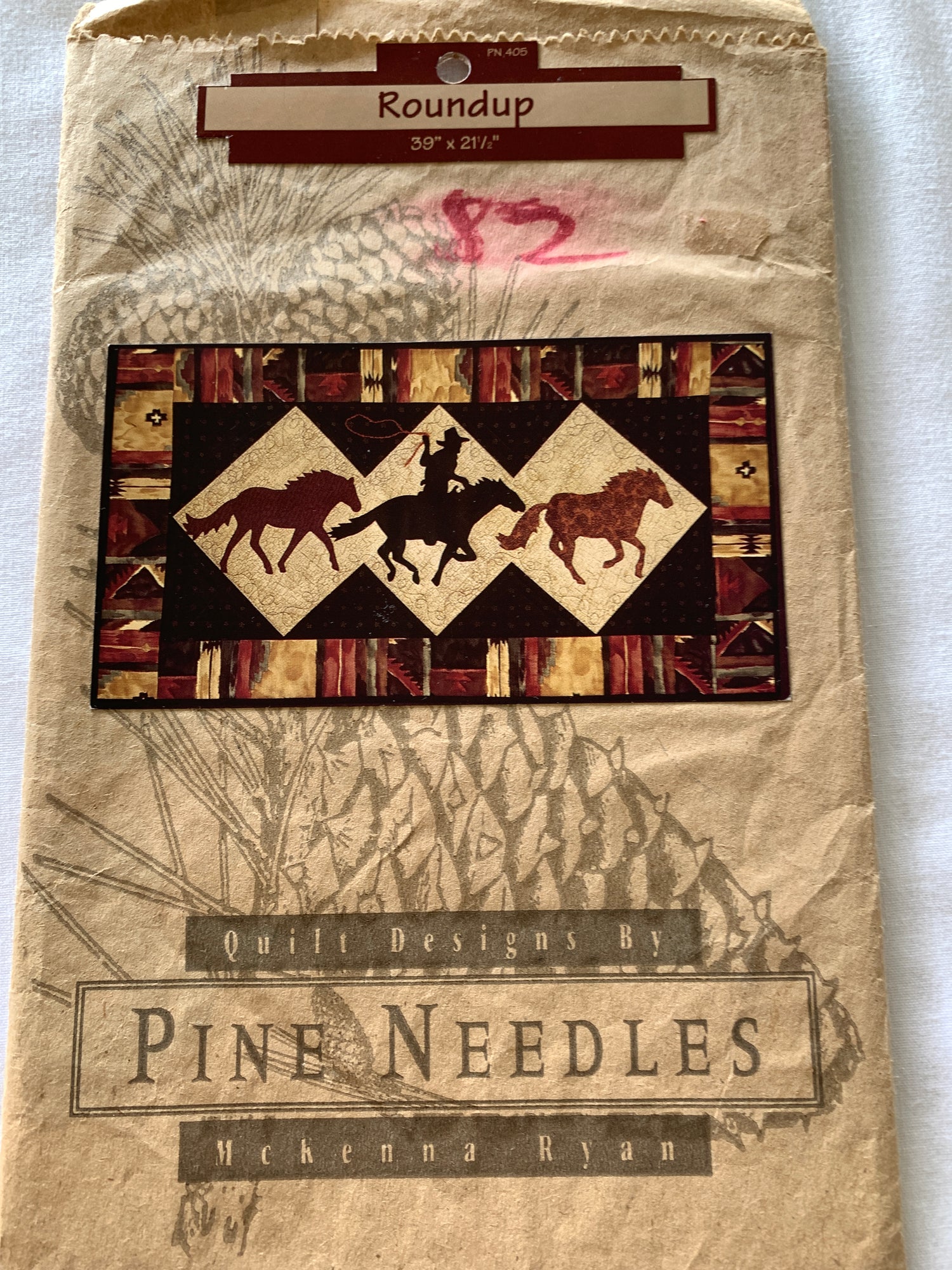 Table Runner, Horse Theme, Roundup