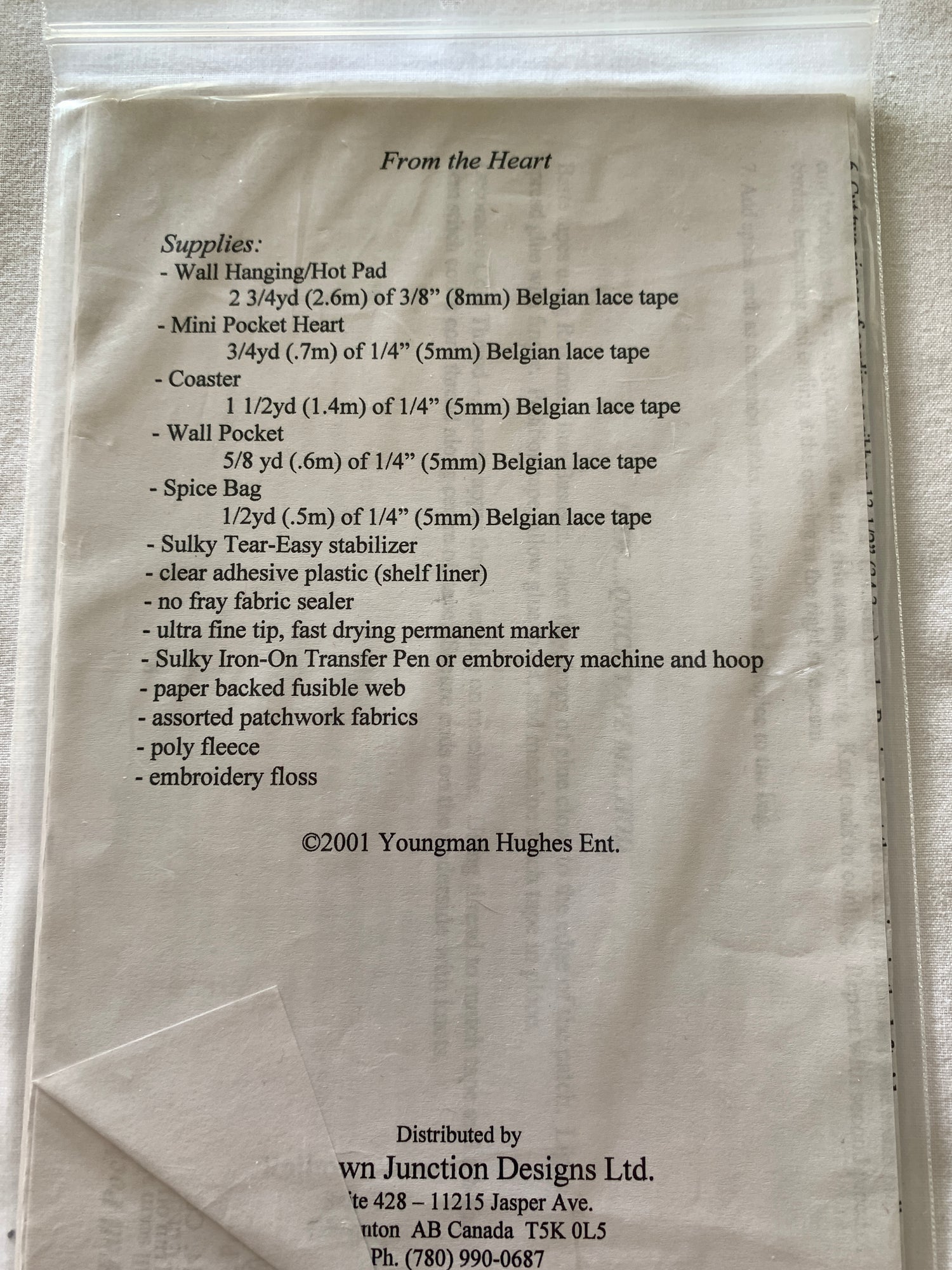 Wall Hanging, From the Heart, Battenberg Patchwork, Dianna Best, Youngman Hughes Ent.