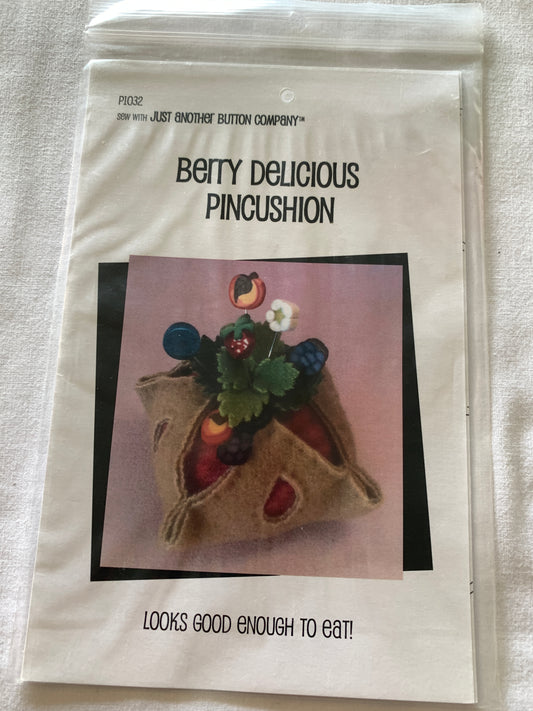 Berry Delicious Pinch Cushion, Just another button Company,