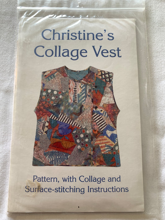 Christine's Collage Vest, Christine E. Barnes,