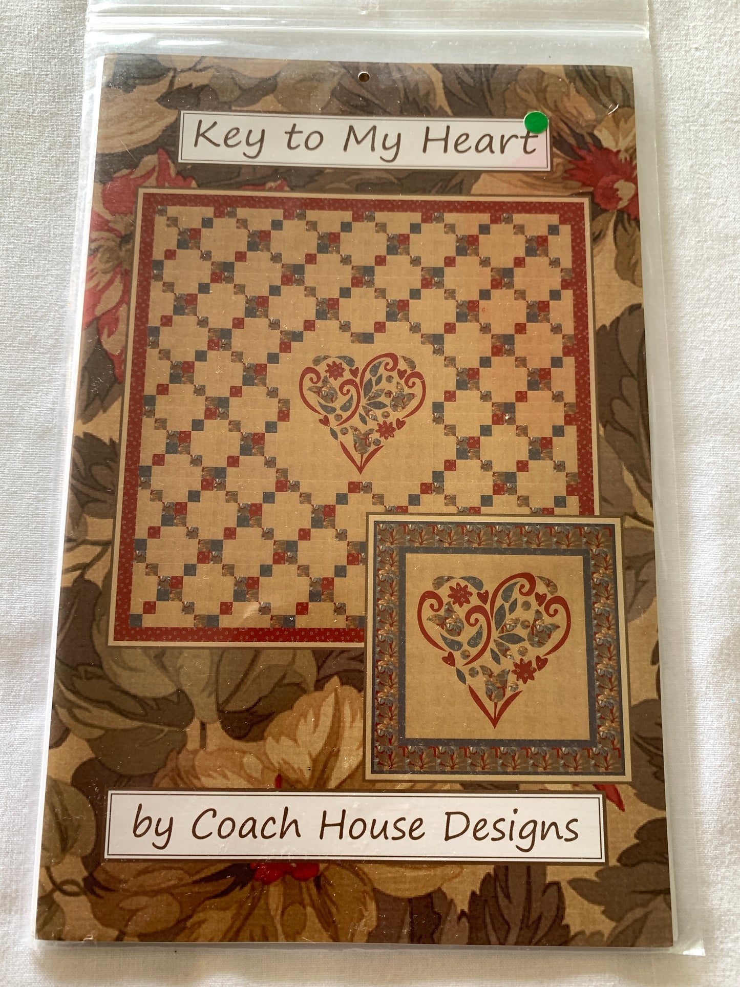 Wall Hanging, Key To My Heart, Coach House Designs, Barbara Cherniwchan