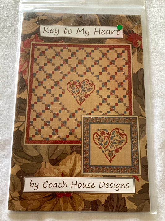 Wall Hanging, Key To My Heart, Coach House Designs, Barbara Cherniwchan