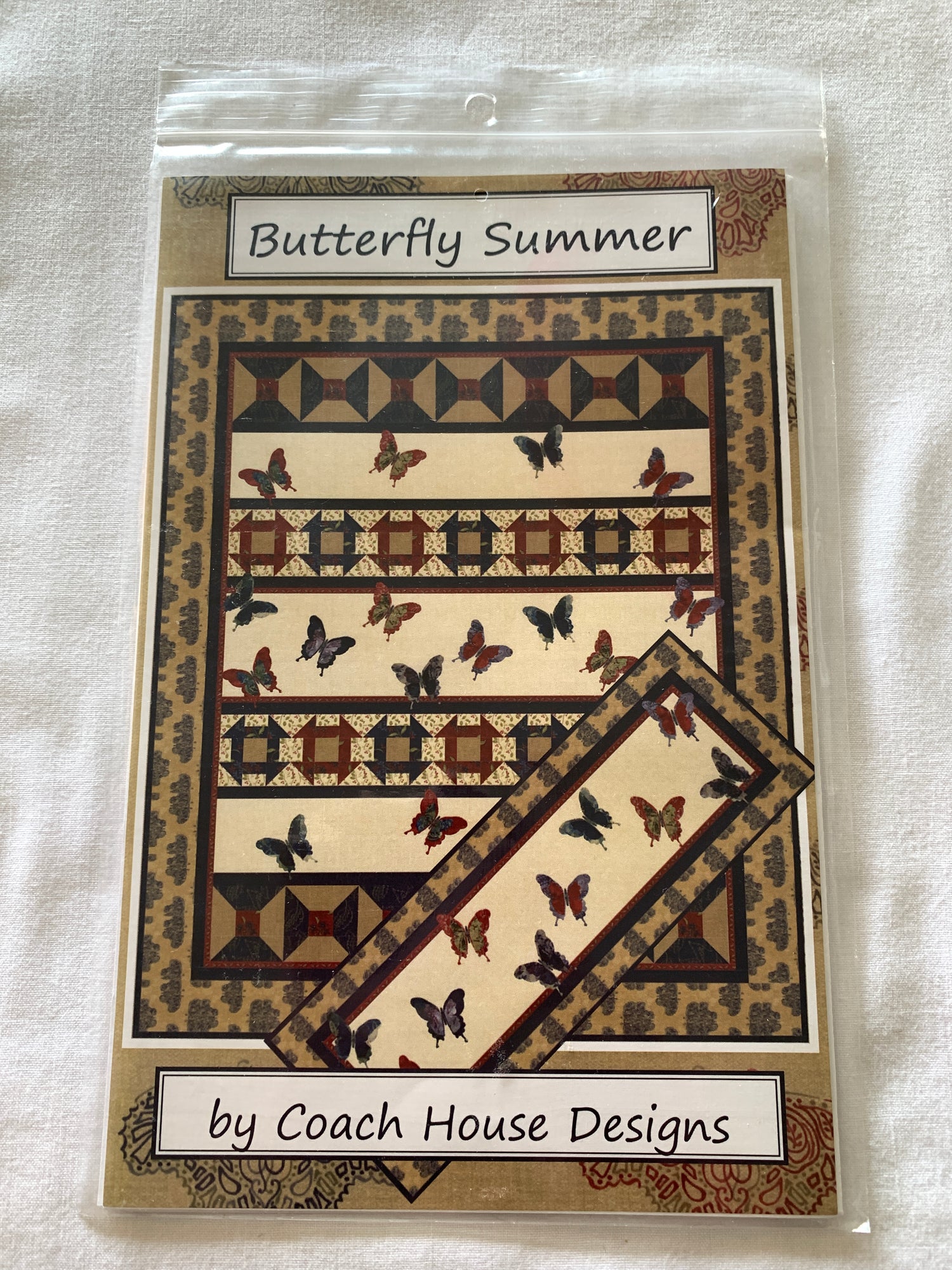 Wall Hanging, Butterfly Summer, Coach House Designs, Barbara Cherniwchan, Table Runner