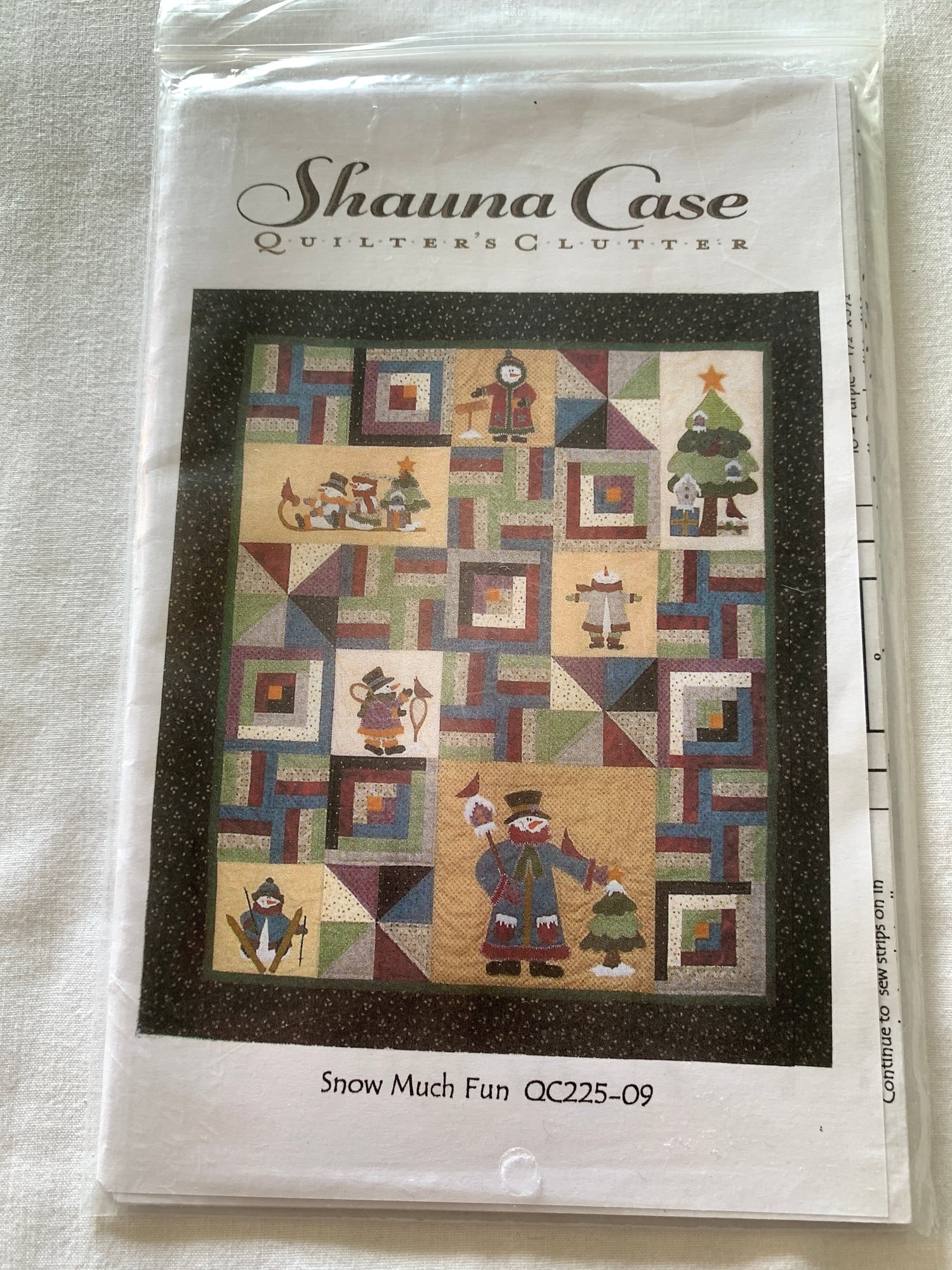 Quilt, Blanket, Snow Much Fun, Shauna Case, Quilted, Quilters Clutter, 50 x 58 Inches