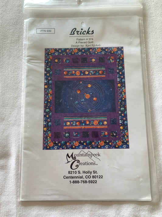 Quilted Blankets, Bricks, A Pieced Quilt, Kari Nichols, Mountainpeek Creations