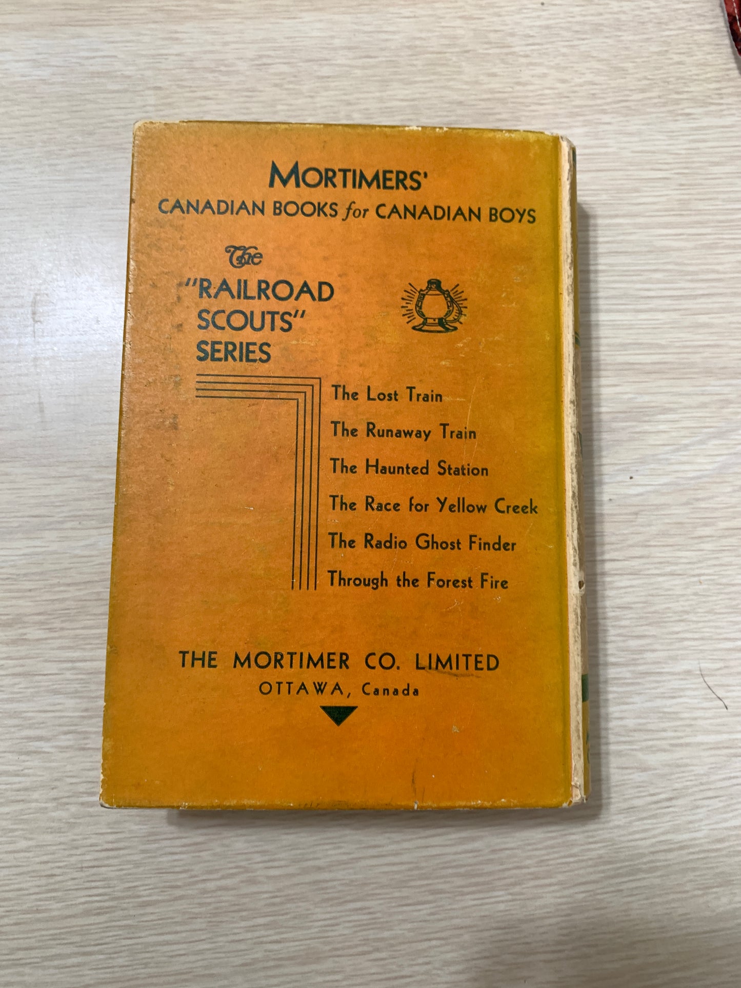 The Race For Yellow Creek, The Railroad Scouts Series, Lovell Coombs, 1933