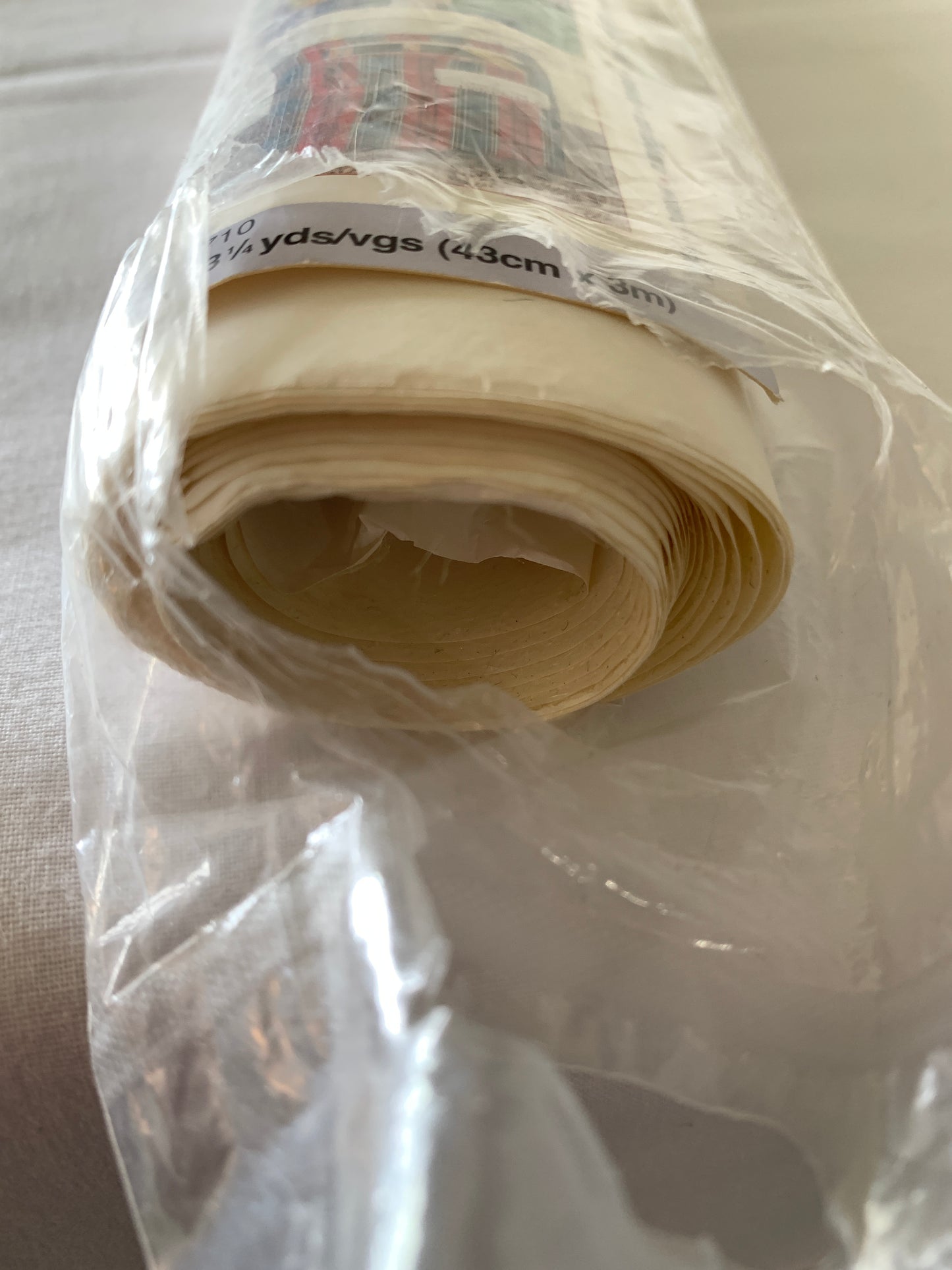 Fusible Interfacing, Iron On, Med/Heavy Weight, Heat Bond, 