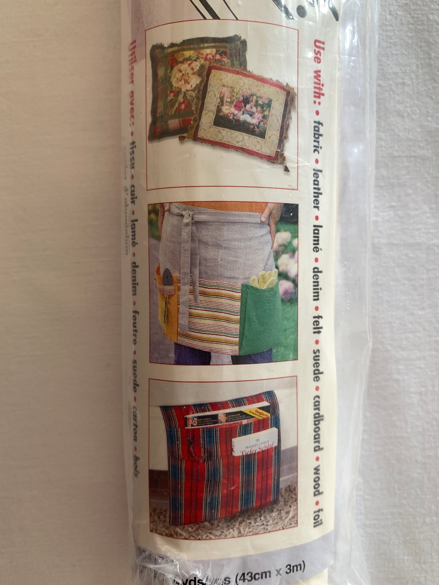 Fusible Interfacing, Iron On, Med/Heavy Weight, Heat Bond, 