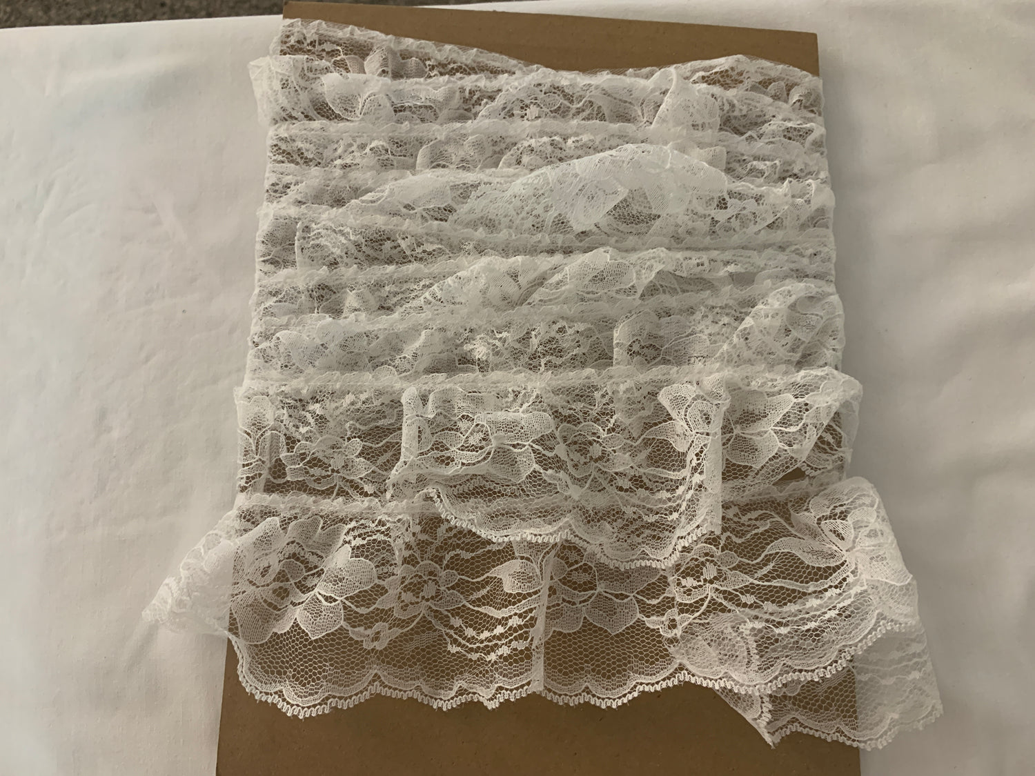 Lace  White, 30 Feet, 3 Inch Wide, Trim, Lace, Crafts, Hobbies, Photos. Card-Making, Baby Clothes