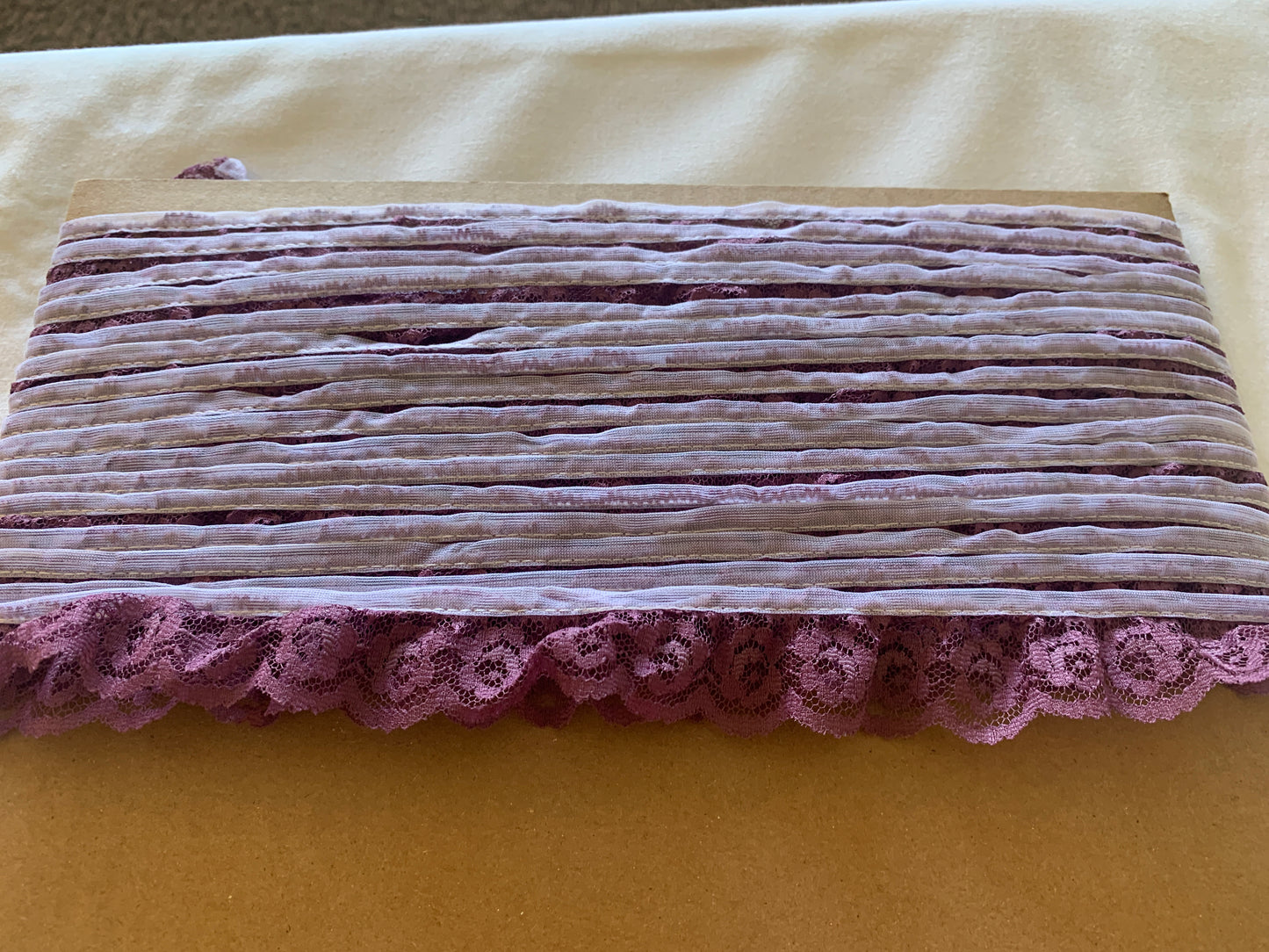 Lace Purple, 32 Feet, 1 Inch Wide, Trim, Lace, Crafts, Hobbies, Photos. Card-Making, Baby Clothes